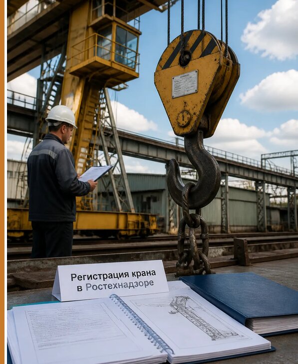Регистрация крана в Ростехнадзоре в Барабинске от 15236 р. | Авеста ОТиПБ